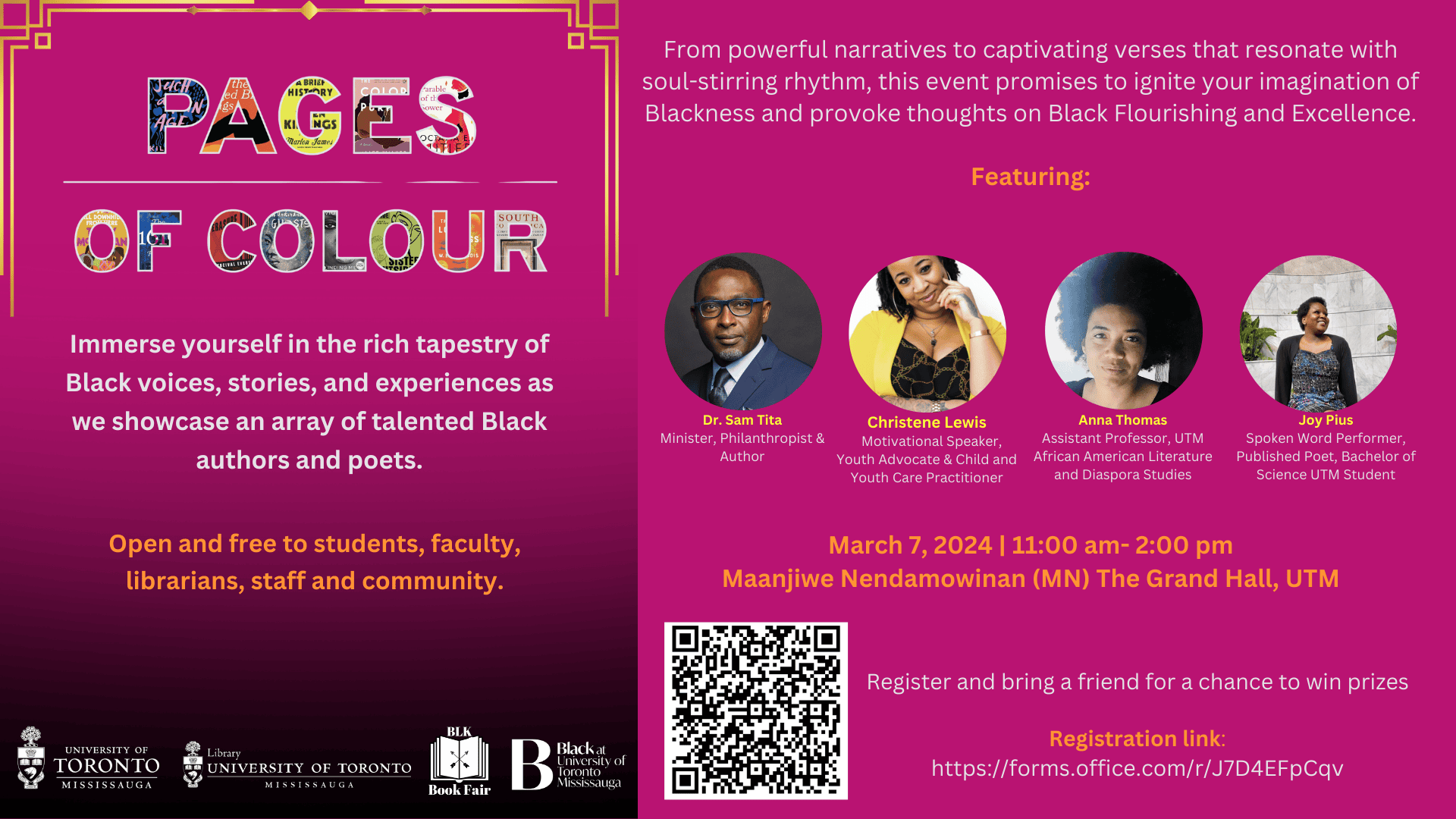 Pages of Colour Flyer