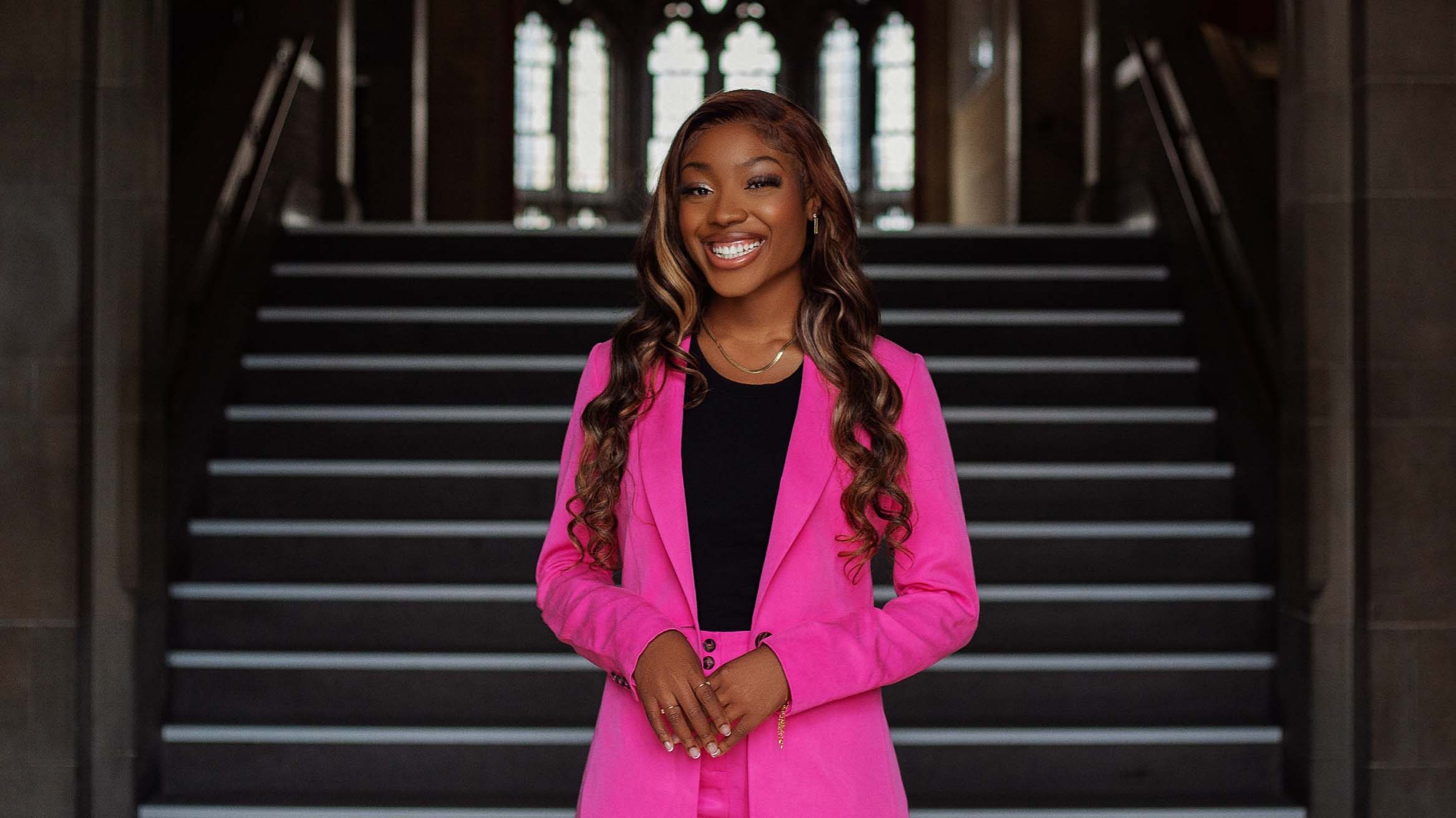 Medium shot of Tobi Mohammed