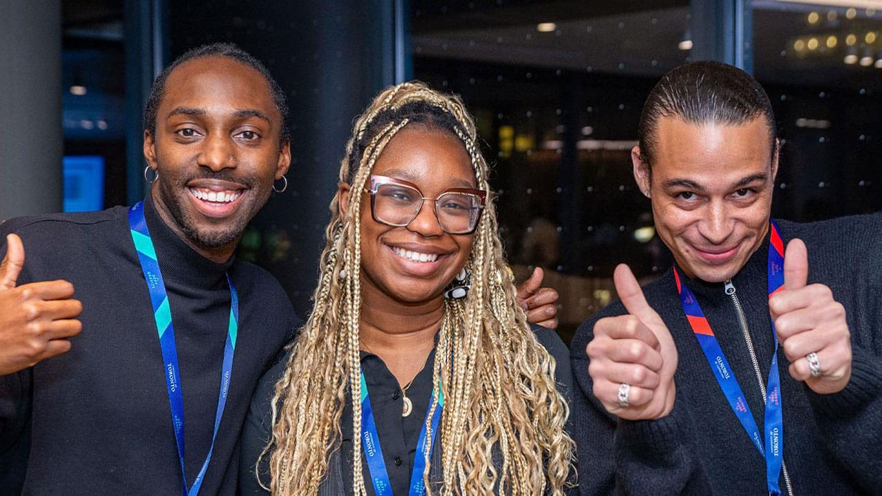 Students and alumni attending Black Student & Alumni Career Networking Night