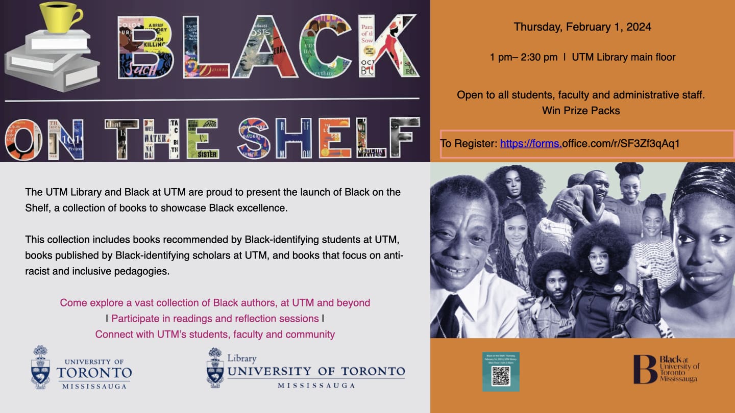 Black on the Shelf Event Promotional Details